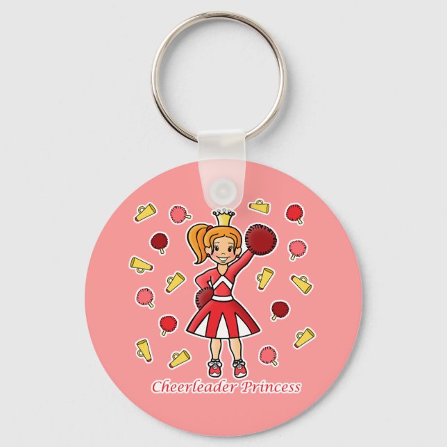 Cheerleader Princess Schlüsselanhänger (Vorderseite)