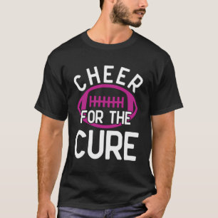 Cheerleader Print für die heilende rosa Ribbon-Che T-Shirt