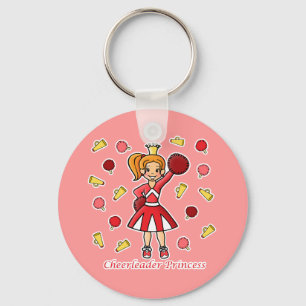 Cheerleader-Prinzessin Schlüsselanhänger