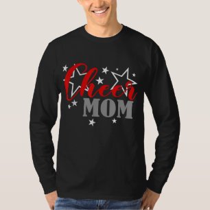 Cheerleader Proud Cheer Mama Pride Sports Support T-Shirt