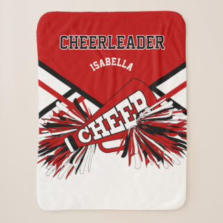 Cheerleader 📣 Red, White & Black Sherpadecke