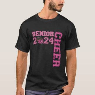 Cheerleader Senior 2024 Cheer Senior Abschlussjahr T-Shirt