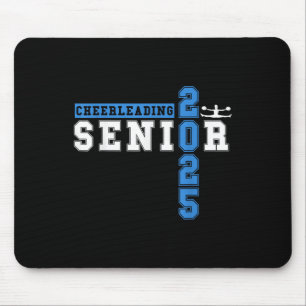 Cheerleader Senior Night Cheer Senior 2025 Gradua Mousepad