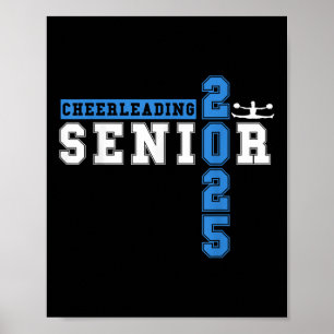 Cheerleader Senior Night Cheer Senior 2025 Gradua Poster