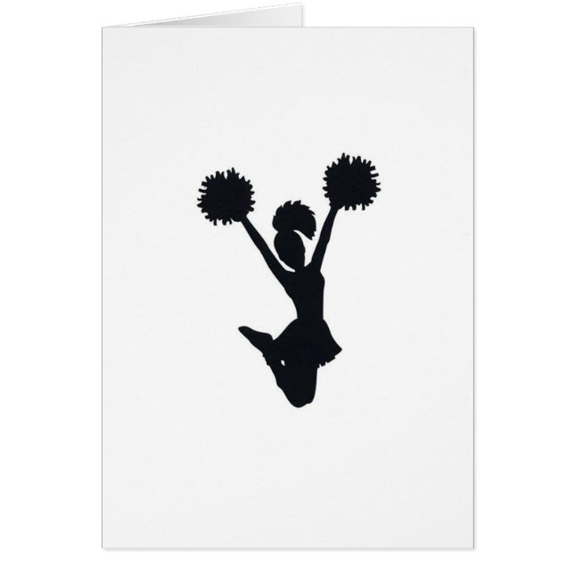 Cheerleader-Silhouette (Vorne)