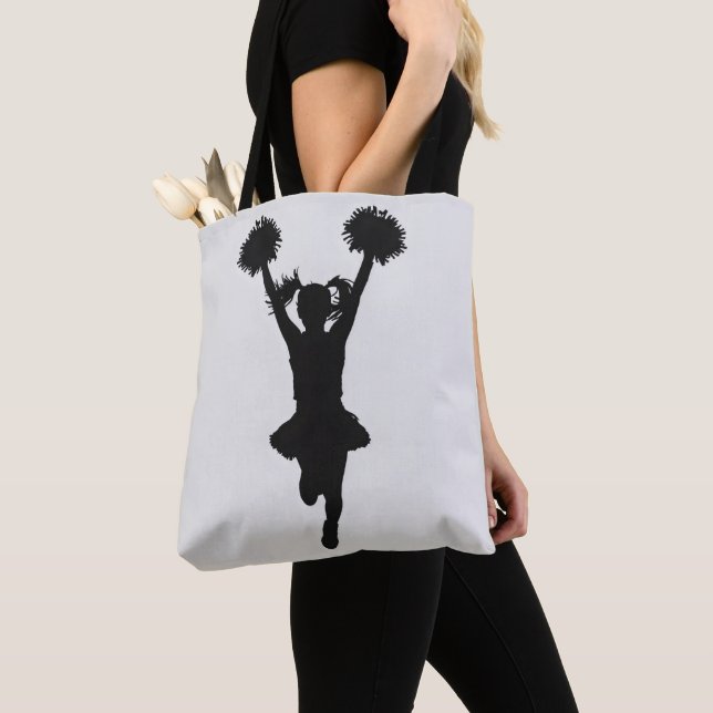 Cheerleader Silhouette Girl Tasche (Von Nahem)