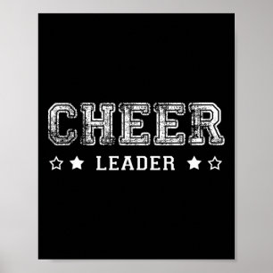 Cheerleader Spirit Squad Welt Varsity All Star Cu Poster