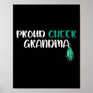 Cheerleader Stolz Cheer Oma Cheerleading Poster