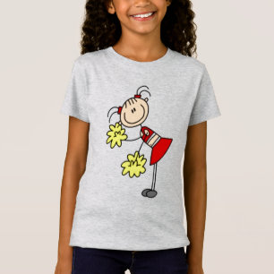 Cheerleader Strichmännchen Kid's T-Shirt
