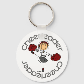 Cheerleader Strichmännchen Schlüsselanhänger