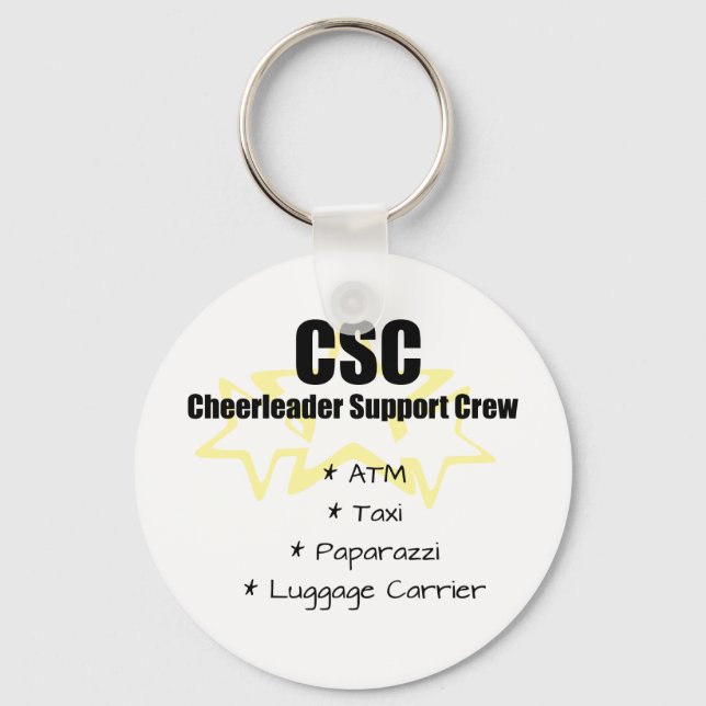 Cheerleader Support-Crew Schlüsselanhänger (Vorderseite)
