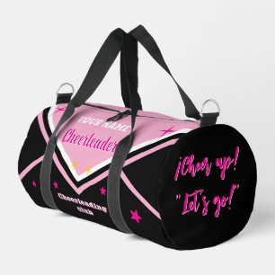 Cheerleader-Tasche, personalisiert pink, weiß & sc Duffle Bag