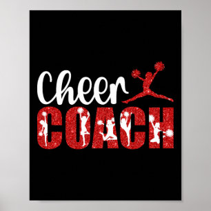 Cheerleader-Trainer Cheerleader Coach Cheerleading Poster