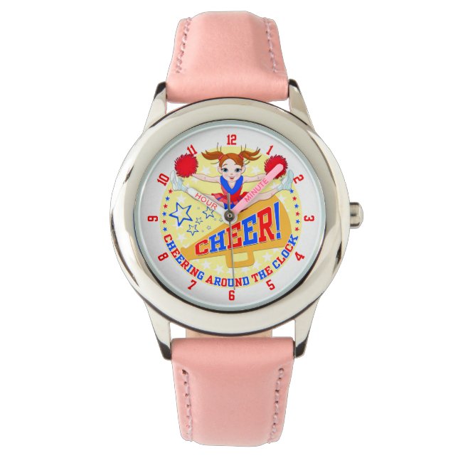 Cheerleader-Uhr Armbanduhr (Vorderseite)