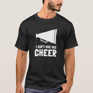 Cheerleader Vater Vater ich kann sie nicht T-Shirt