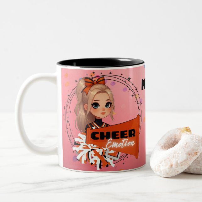 Cheerleader, vergiss nie, dass du Tasse BRAVE bist (Mit Donut)