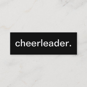 Cheerleader-Visitenkarte Mini Visitenkarte
