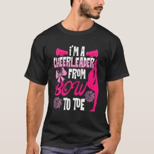Cheerleader von Bow zu Zehn Lieben zu jubeln Tumbl T-Shirt