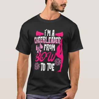 Cheerleader von Bow zu Zehn Lieben zu jubeln Tumbl T-Shirt