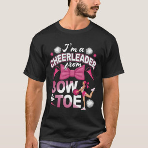 Cheerleader von Kopf bis Fuß Cheerleading Cheerlea T-Shirt