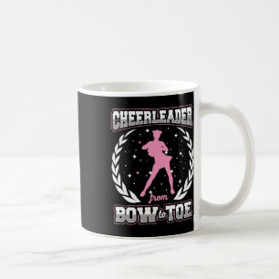 Cheerleader von Kopf bis Fuß Cheerleading-Fan Kaffeetasse