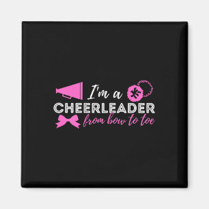 Cheerleader von Kopf bis Fuß - Cheerleading Jubeln Magnet