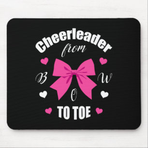 Cheerleader von Kopf bis Fuß T-Shirt Cheerleading Mousepad