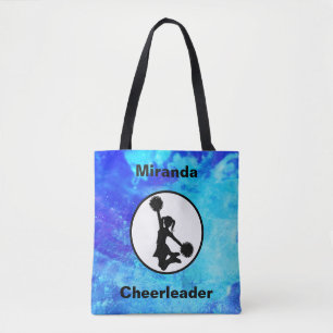 Cheerleader Watercolor Tote Bag Tasche