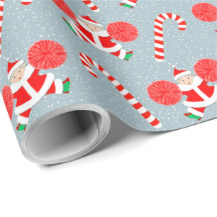 Cheerleader-Weihnachtsgeschenk Geschenkpapier
