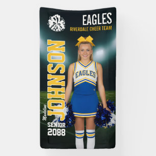 Cheerleaderin Abschluss-Cheer-Team-Foto Banner