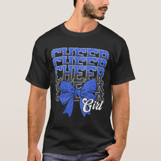 Cheerleaderin Kokette Schleife Cheerleading Cheerl T-Shirt