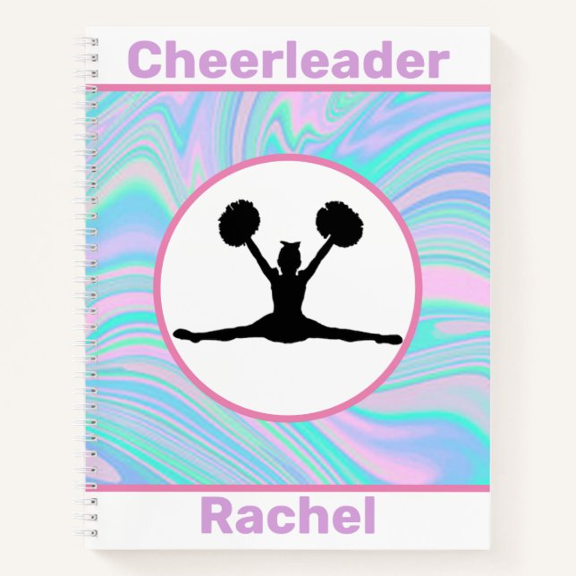 Cheerleaderin Notizbuch (Vorderseite)