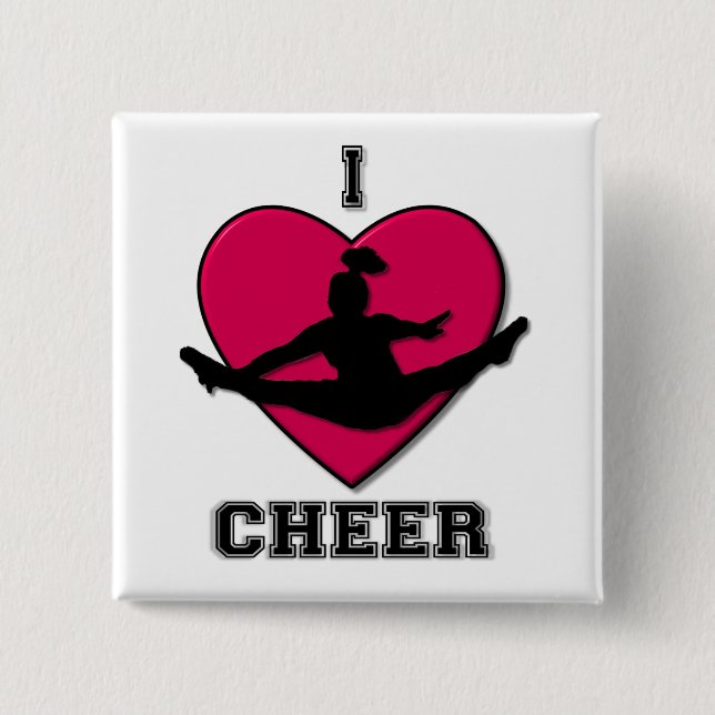Cheerleaderknopf Button (Vorderseite)