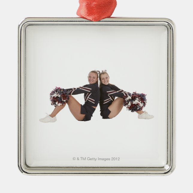 Cheerleadern Ornament Aus Metall (Vorne)