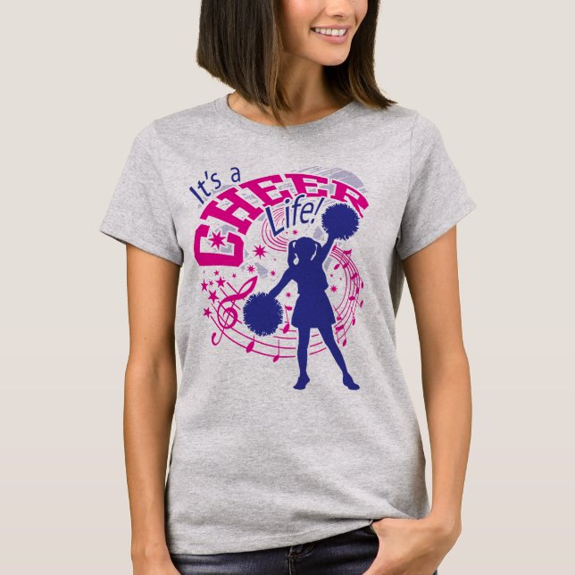 Cheerleaders, C'est une vie plus joyeuse, T-shirt  (Devant)