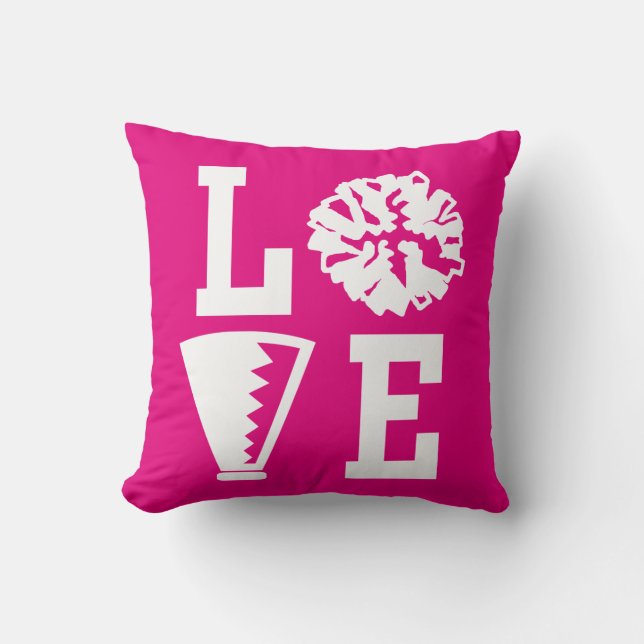 Cheerleaders Love, Coussin Rose Cheer (Recto)