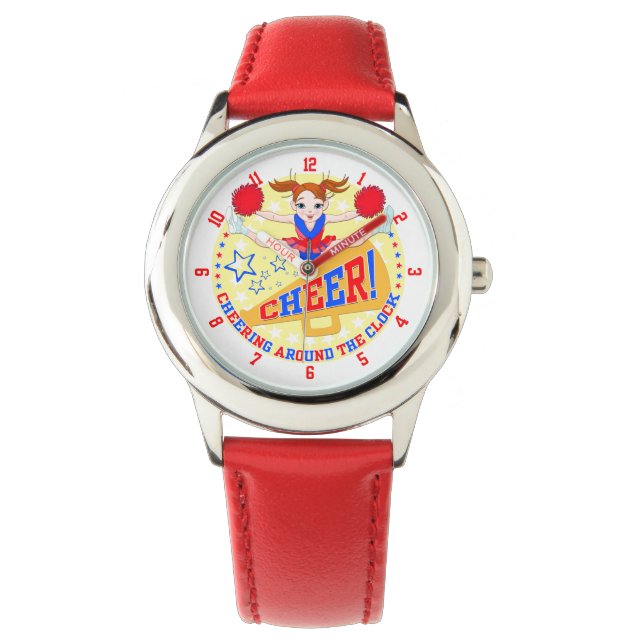 Cheerleader's Niedlich Cheerleader watch Armbanduhr (Vorderseite)