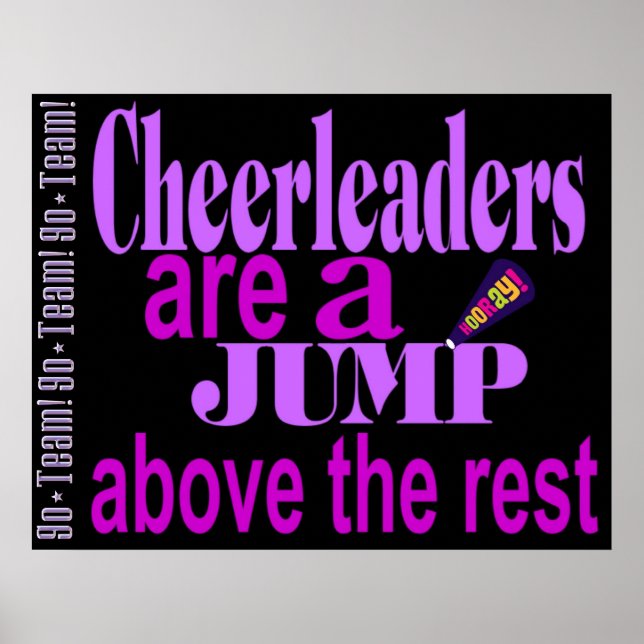 Cheerleaders Poster Print Wall Decoration (Vorne)