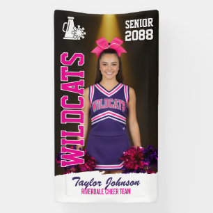 Cheerleading-Abschluss-Cheer-Team-Foto Banner