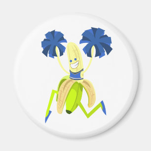 cheerleading_banana magnet