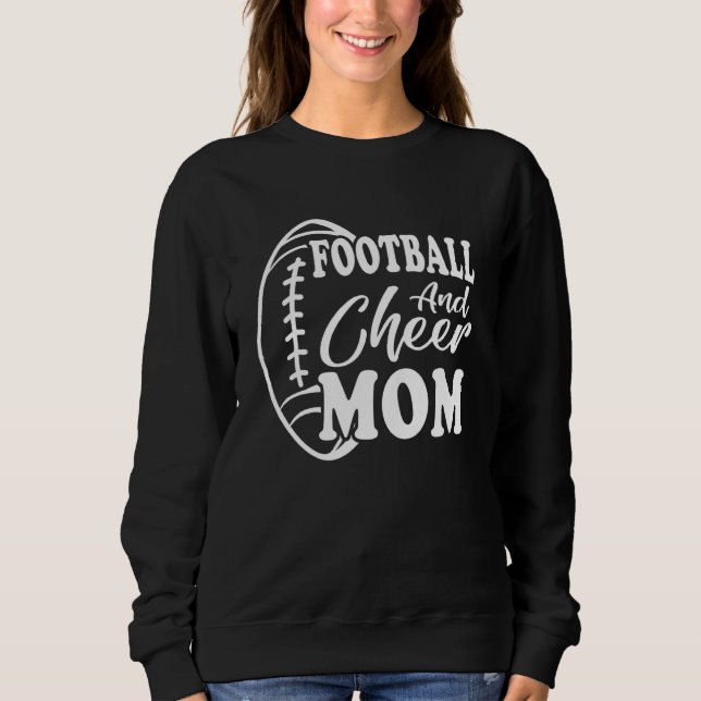 Cheerleading Cheer Football and Cheer Mom Mother G Sweatshirt (Vorderseite)
