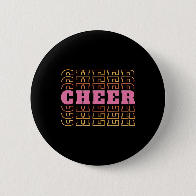 Cheerleading Cheerleader  Button (Vorderseite)