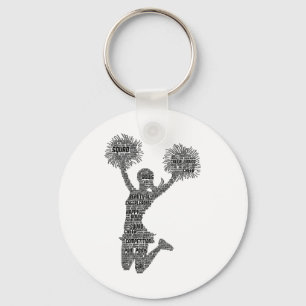 Cheerleading Cheerleader Cheer Mädchen Schlüsselanhänger