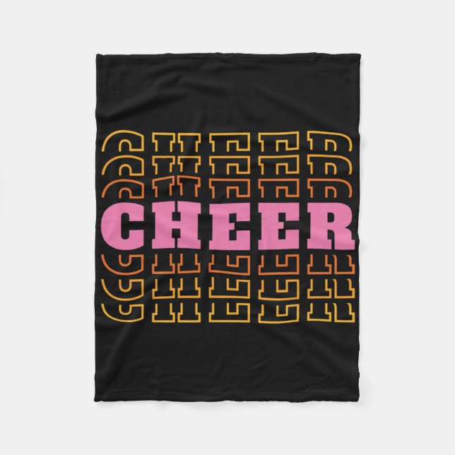 Cheerleading Cheerleader  Fleecedecke (Vorderseite)