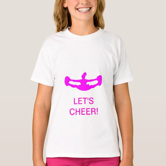 CHEERLEADING "CHERCHONS !" T-shirt ceinture de fil (Devant)