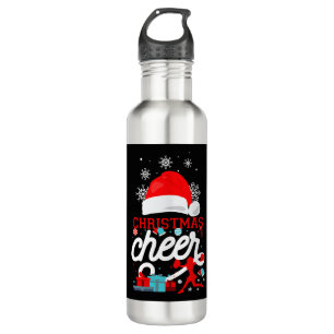 Cheerleading Christmas Cheerleader Edelstahlflasche