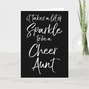 Cheerleading Es braucht viel Glanz, um eine Che zu Karte