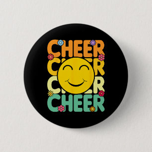Cheerleading für Cheerleader-Mannschaft Mädchen Te Button