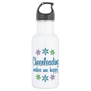 Cheerleading glücklich edelstahlflasche