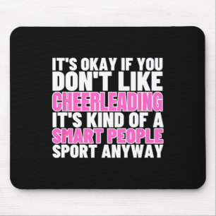 Cheerleading ist für kluge Leute Cheer Funny Cheer Mousepad